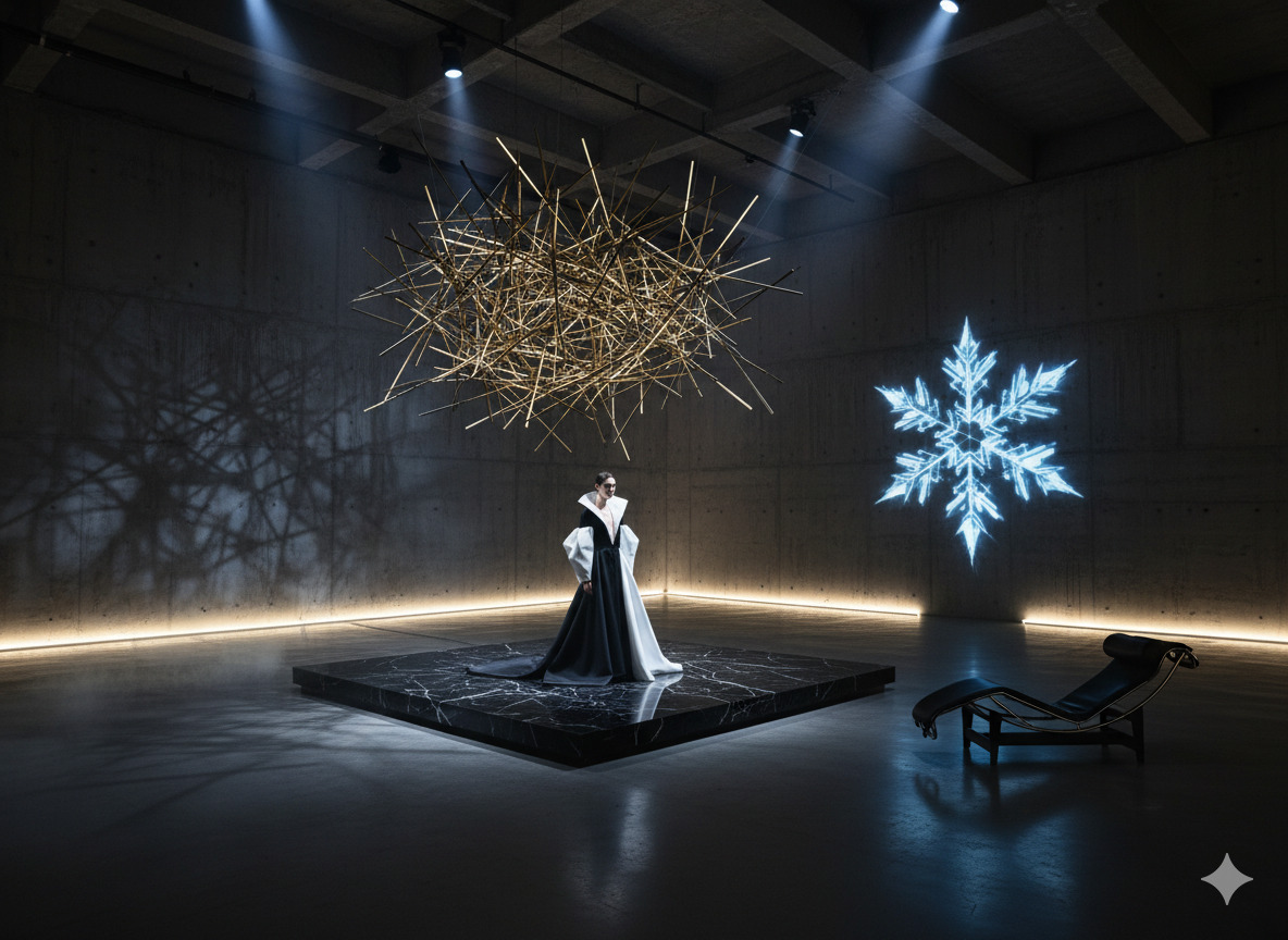 Kurateret Rum koncept